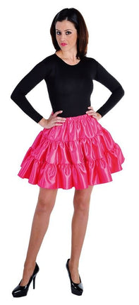 Feestbazaar Volangen rok kort pink