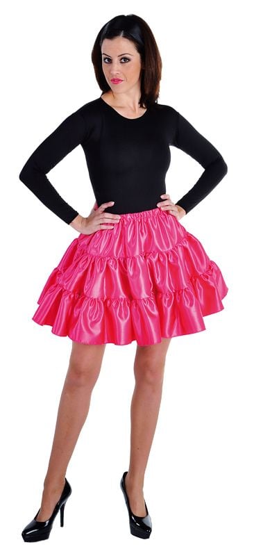 Feestbazaar Volangen rok kort pink