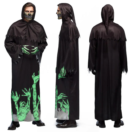 Feestbazaar Volwassenkostuum Glowing Reaper