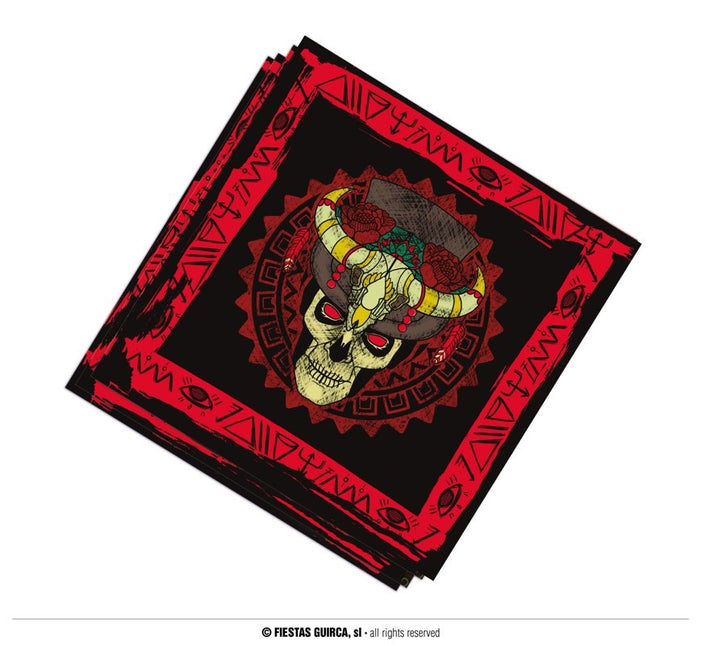 Feestbazaar Voodoo Servetten (20st)