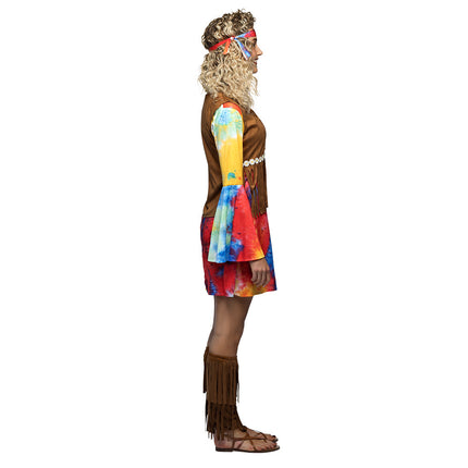 Feestbazaar Vrouwenkostuum Hippie Breeze 5-delig