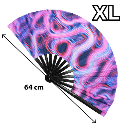 Feestbazaar Waaier Rave Trip XL 64cm