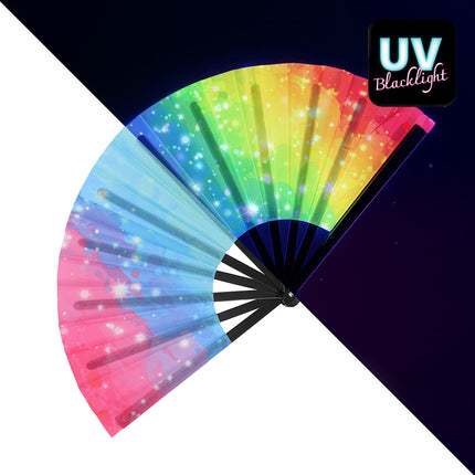Feestbazaar Waaier Rave Vibe XL 64cm