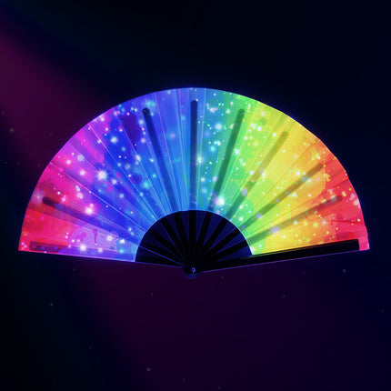 Feestbazaar Waaier Rave Vibe XL 64cm