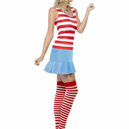 Feestbazaar Waar is Wally cutie kostuum
