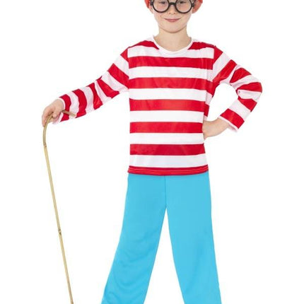 Feestbazaar Waar is Wally kostuum jongen