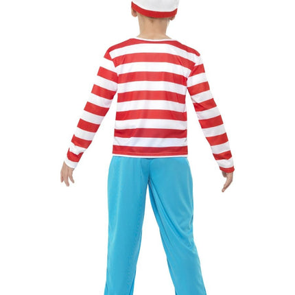 Feestbazaar Waar is Wally kostuum jongen
