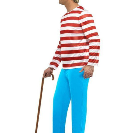 Feestbazaar Waar is Wally kostuum man
