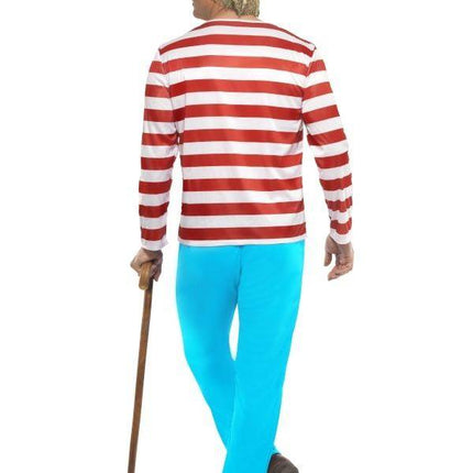 Feestbazaar Waar is Wally kostuum man