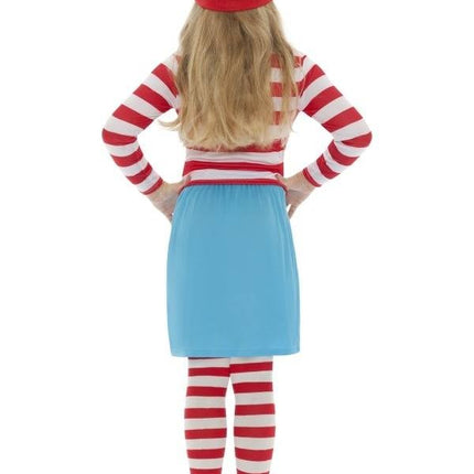 Feestbazaar Waar is Wally meisjes kostuum