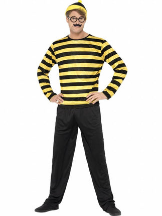 Feestbazaar Waar is Wally Schurken pak man