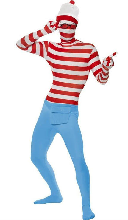 Feestbazaar Waar is Wally second skin pak