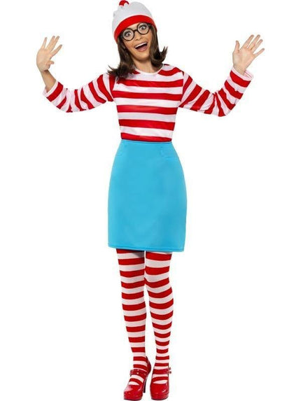 Feestbazaar Waar is Wally Wenda kostuum vrouw