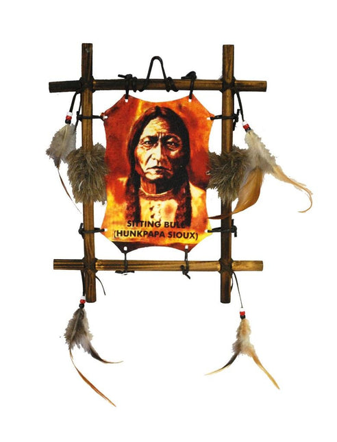 Feestbazaar Wanddecoratie Indiaan Hunkpapa 25cm