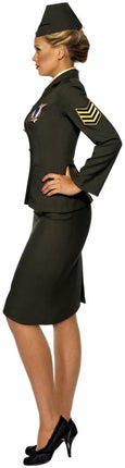 Feestbazaar Wartime officier kostuum vrouw