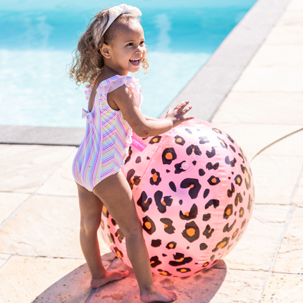 Feestbazaar Watersproeier Bal Panterprint Rosé Goud