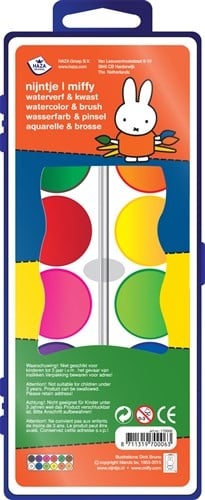 Feestbazaar Waterverf Nijntje 12 Kleuren
