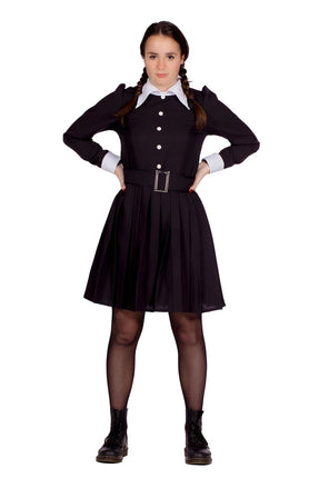 Feestbazaar Wednesday Kostuum Addams Family Vrouw