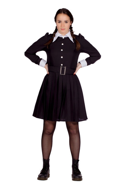 Feestbazaar Wednesday Kostuum Addams Family Vrouw