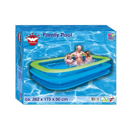 Feestbazaar Wehncke Family Pool Opblaaszwembad (262x175x50cm)