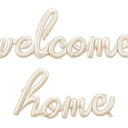 Feestbazaar Welcome Home Folieballon Cappuccino (258cm)