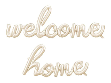 Feestbazaar Welcome Home Folieballon Cappuccino (258cm)