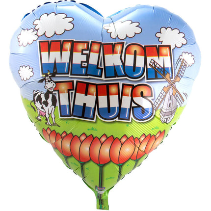 Feestbazaar Welkom Thuis Folieballon Groot - 74cm