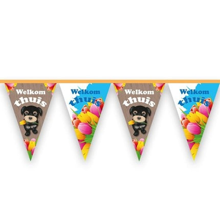 Feestbazaar Welkom Thuis Vlaggenlijn - 6 Meter