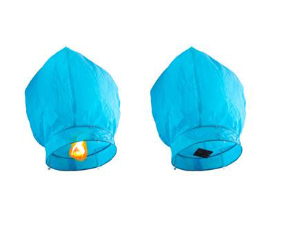 Feestbazaar Wensballon Blauw (80cm)