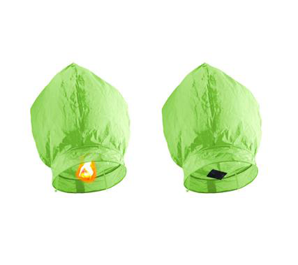 Feestbazaar Wensballon Groen (80cm)
