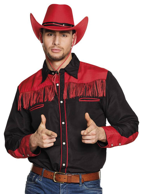 Feestbazaar Western blouse heren