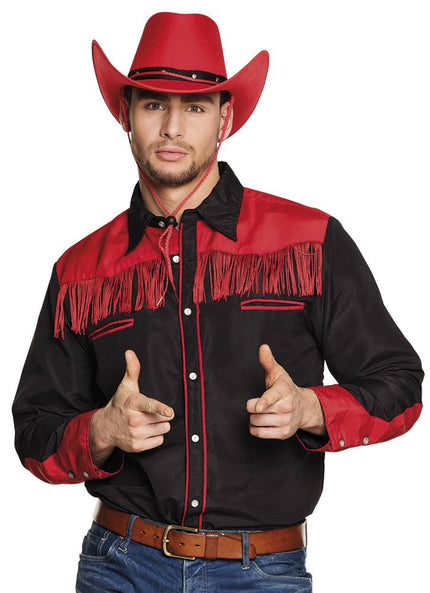 Feestbazaar Western blouse heren
