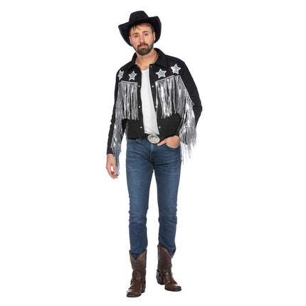 Feestbazaar Western Jasje Wild West Star Heren