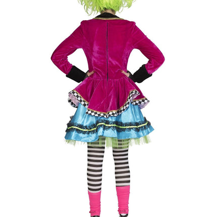 Feestbazaar Wicked Mad Hatter Jurk Dames
