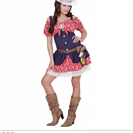 Feestbazaar Wild Wild West Cowgirl jurk