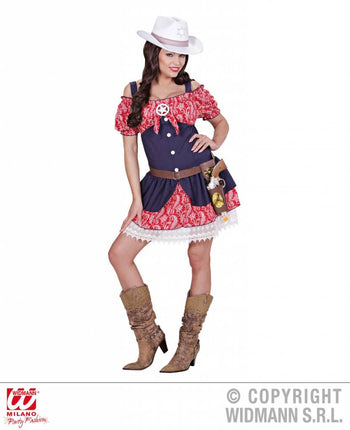 Feestbazaar Wild Wild West Cowgirl jurk