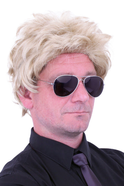 Feestbazaar Wilde Pruik Blond Mannen Ryan