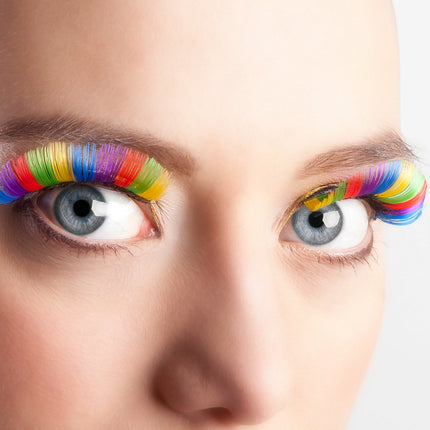Feestbazaar Wimpers Rainbow