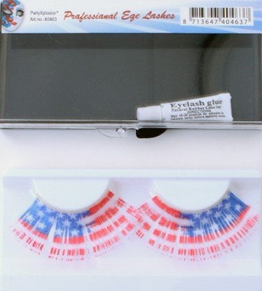 Feestbazaar Wimpers USA Amerika print