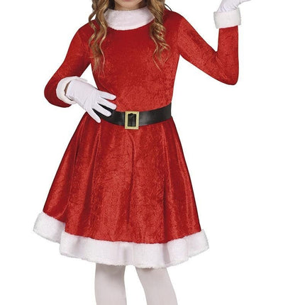 Feestbazaar Winter Kerstmis Girl kostuum Kind