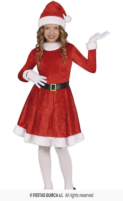 Feestbazaar Winter Kerstmis Girl kostuum Kind