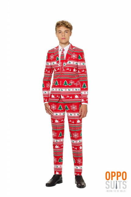 Feestbazaar Winter Wonderland Kerstpak jongens