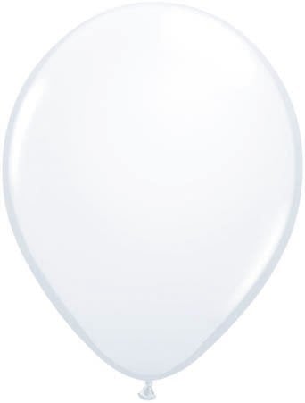 Feestbazaar Witte ballonnen 30cm 10 stuks