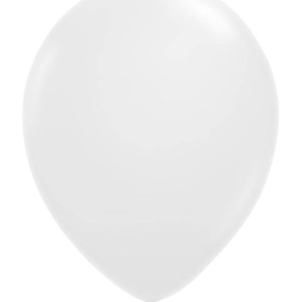 Feestbazaar Witte ballonnen 30cm 12 stuks