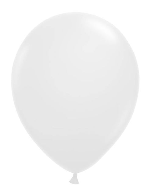Feestbazaar Witte ballonnen 30cm 12 stuks