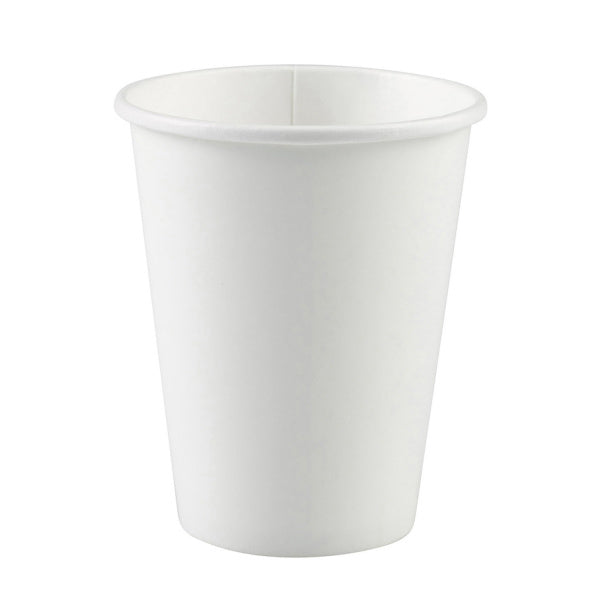 Feestbazaar Witte bekers karton 250ml (8st)