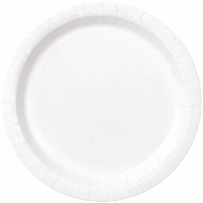 Feestbazaar Witte borden 23cm (16st)