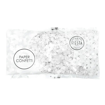 Feestbazaar Witte Confetti (100gr)