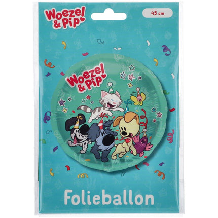 Feestbazaar Woezel En Pip Verjaardag Folieballon (45cm)