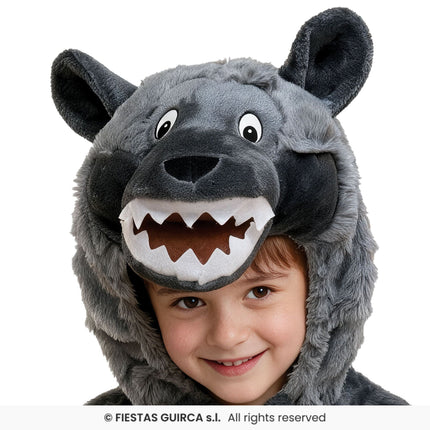 Feestbazaar Wolf Onesie Kind